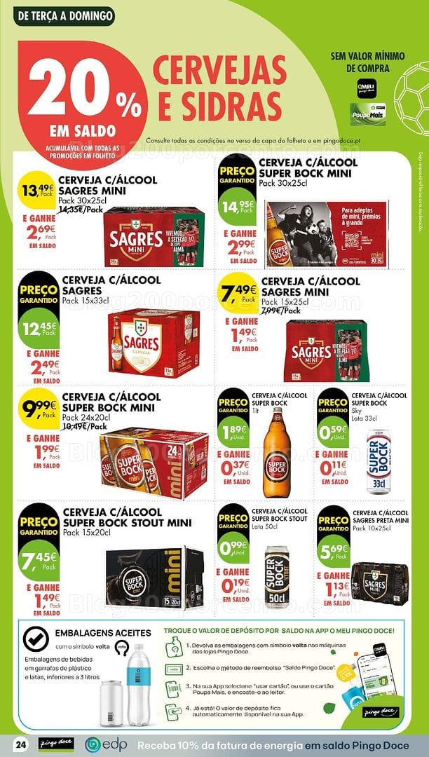 Antevisão Folheto PINGO DOCE Promoções de 14 a 20 julho
