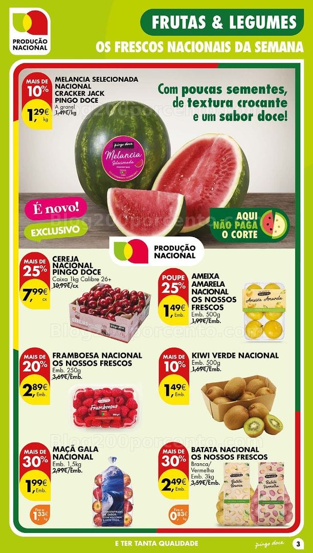 Antevisão Folheto PINGO DOCE Promoções de 14 a 20 julho