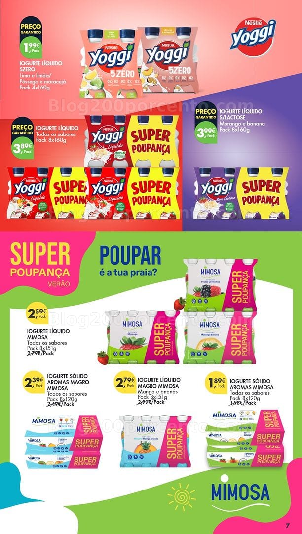 Antevisão Folheto PINGO DOCE Especial Iogurtes Promoções de 14 a 27 julho