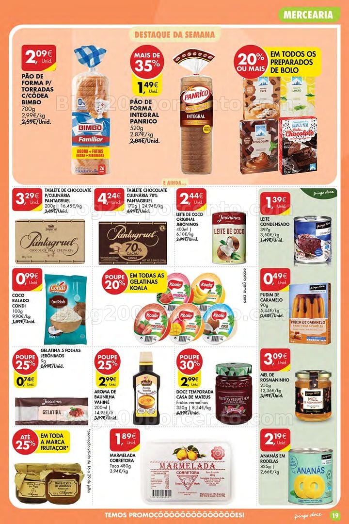 Antevisão Folheto PINGO DOCE Açores Promoções de 16 a 22 julho