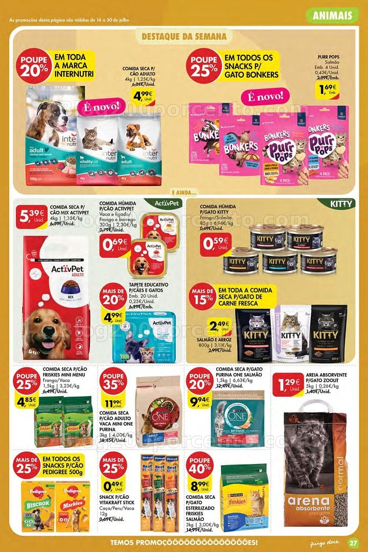 Antevisão Folheto PINGO DOCE Açores Promoções de 16 a 22 julho