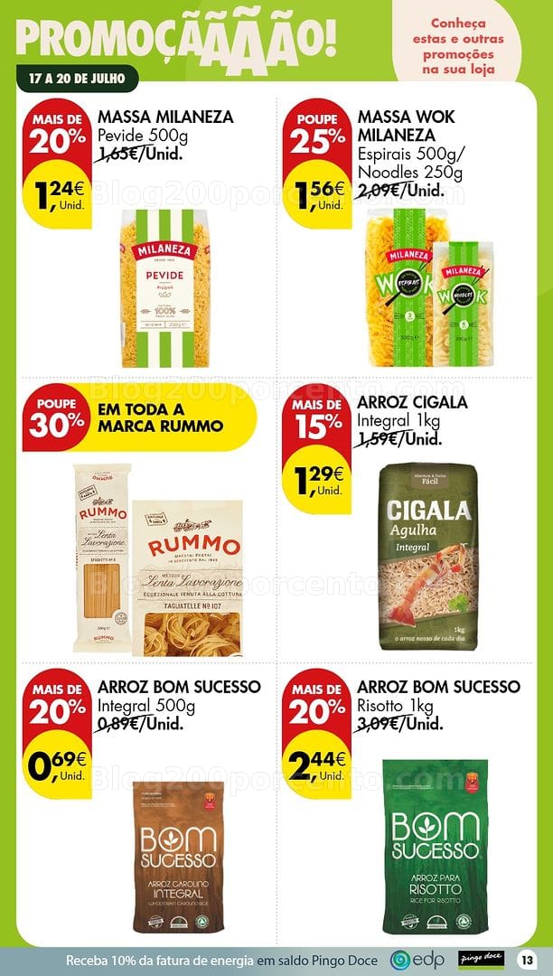 Antevisão Folheto PINGO DOCE Promoções Fim de Semana - 17 a 19 julho