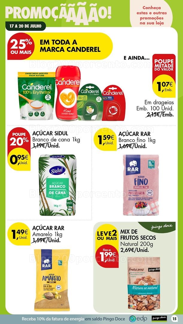 Antevisão Folheto PINGO DOCE Promoções Fim de Semana - 17 a 19 julho