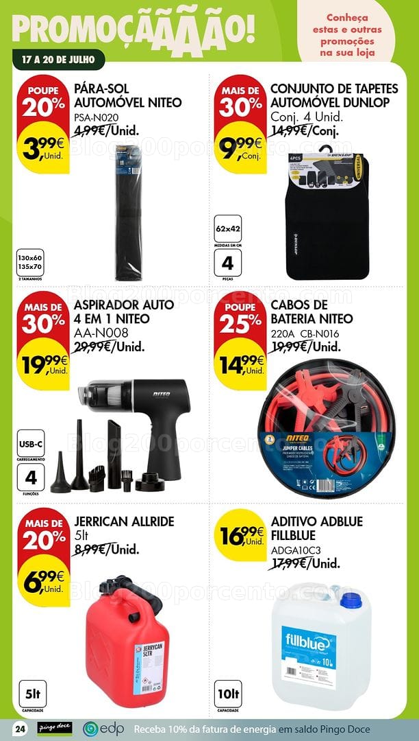 Antevisão Folheto PINGO DOCE Promoções Fim de Semana - 17 a 19 julho