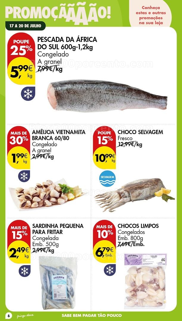 Antevisão Folheto PINGO DOCE Promoções Fim de Semana - 17 a 19 julho