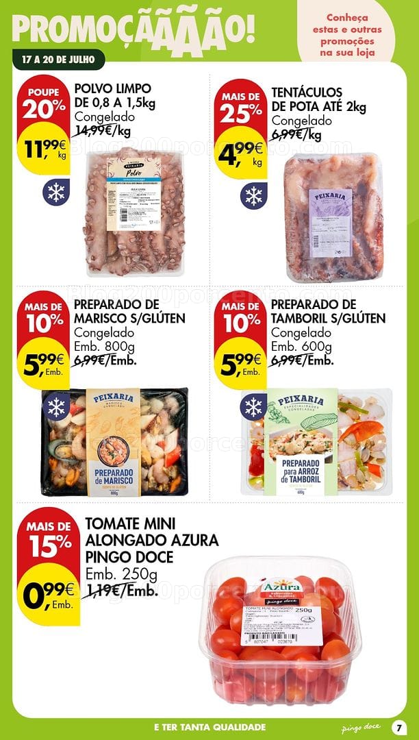 Antevisão Folheto PINGO DOCE Promoções Fim de Semana - 17 a 19 julho