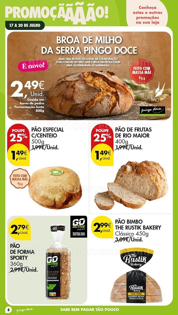 Antevisão Folheto PINGO DOCE Promoções Fim de Semana - 17 a 19 julho