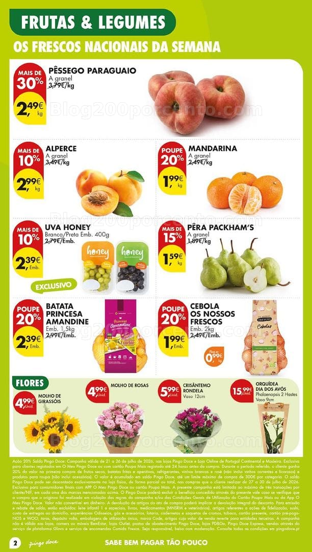 Antevisão Folheto PINGO DOCE Lojas Grandes Promoções de 21 a 27 julho