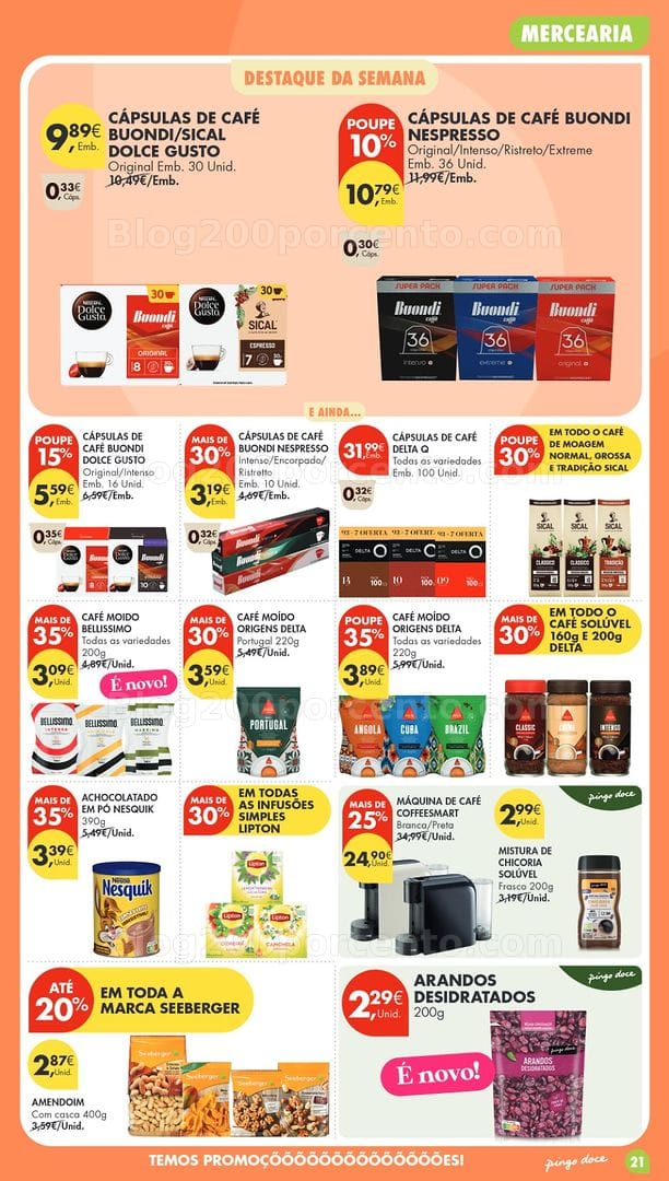 Antevisão Folheto PINGO DOCE Madeira Promoções de 21 a 27 julho