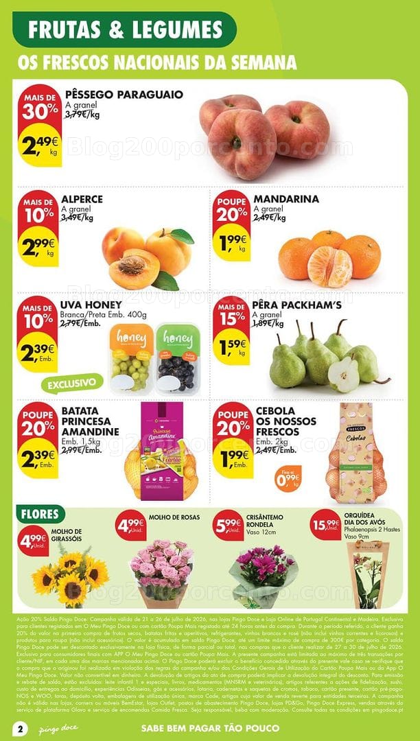 Antevisão Folheto PINGO DOCE Lojas Pequenas Promoções de 21 a 27 julho