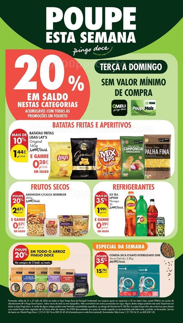 Antevisão Folheto PINGO DOCE Lojas Pequenas Promoções de 21 a 27 julho