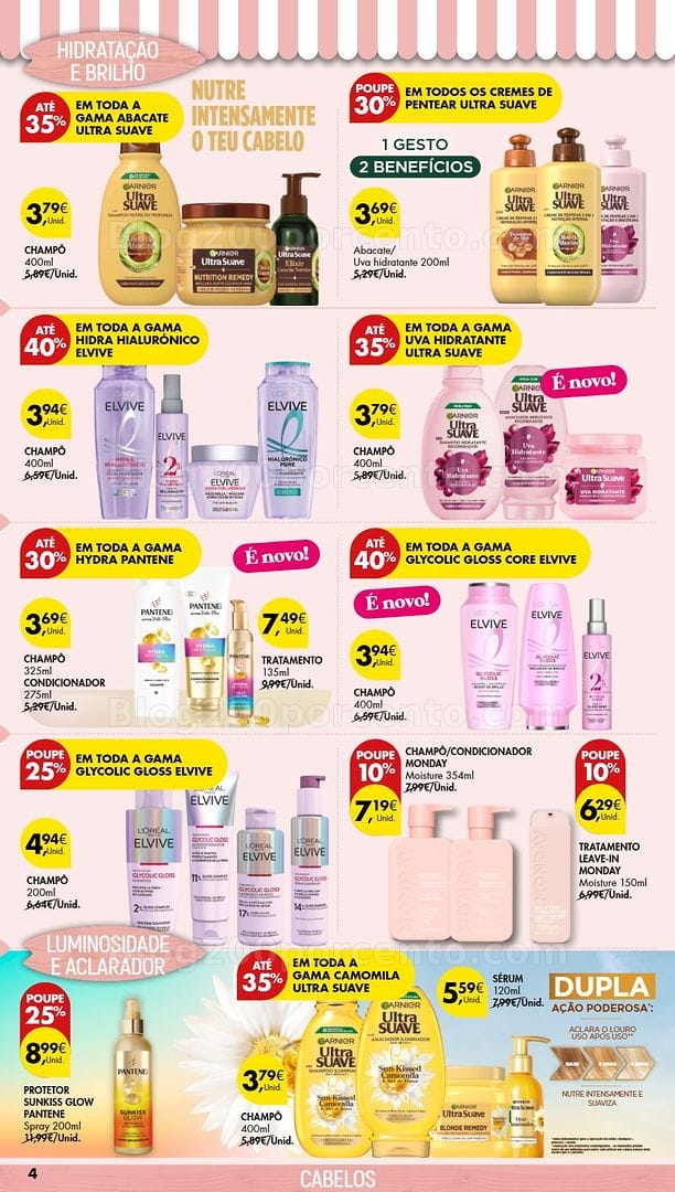 Antevisão Folheto PINGO DOCE Especial Beleza Promoções de 21 julho a 3 agosto - Edição Digital