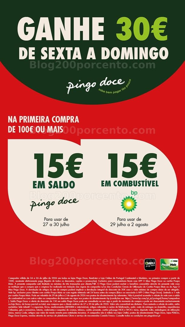 Antevisão Folheto PINGO DOCE Promoções Fim de Semana - 24 a 26 julho