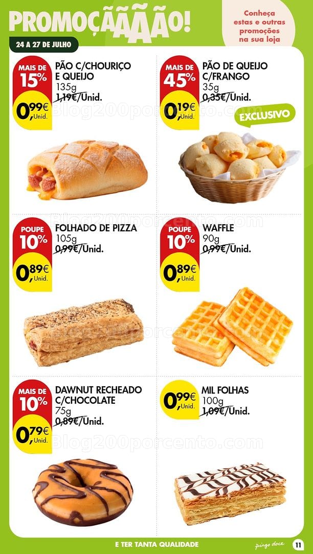 Antevisão Folheto PINGO DOCE Promoções Fim de Semana - 24 a 26 julho
