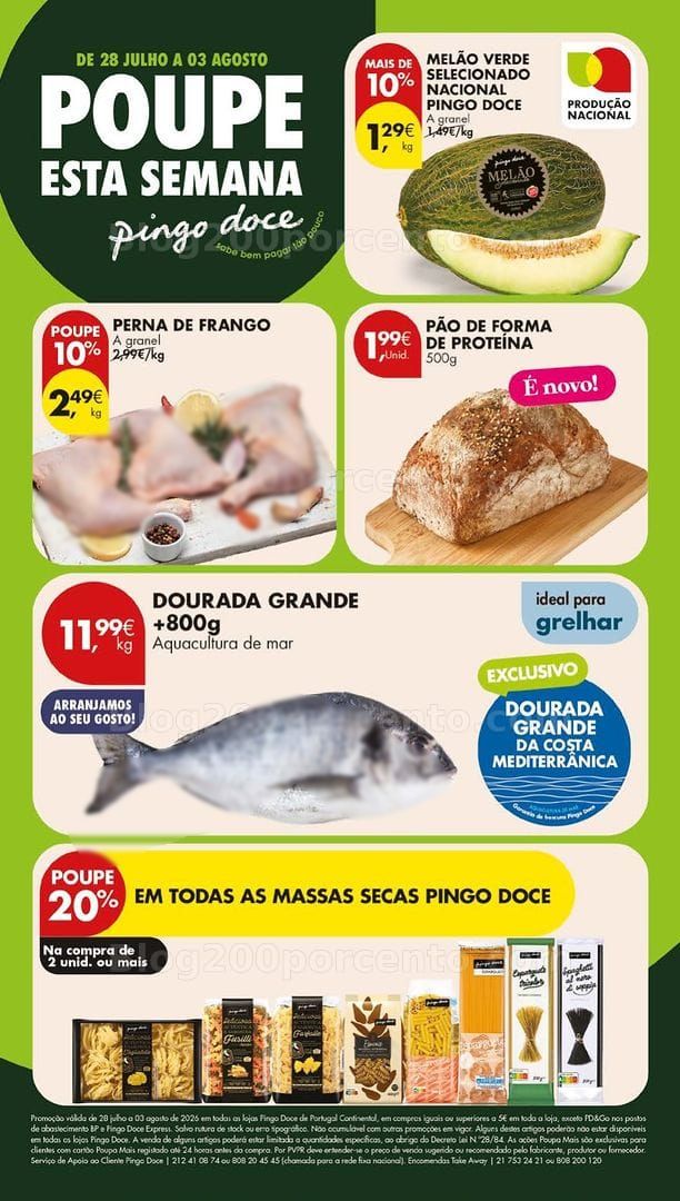 Antevisão Folheto PINGO DOCE Lojas Grandes Promoções de 28 julho a 3 agosto