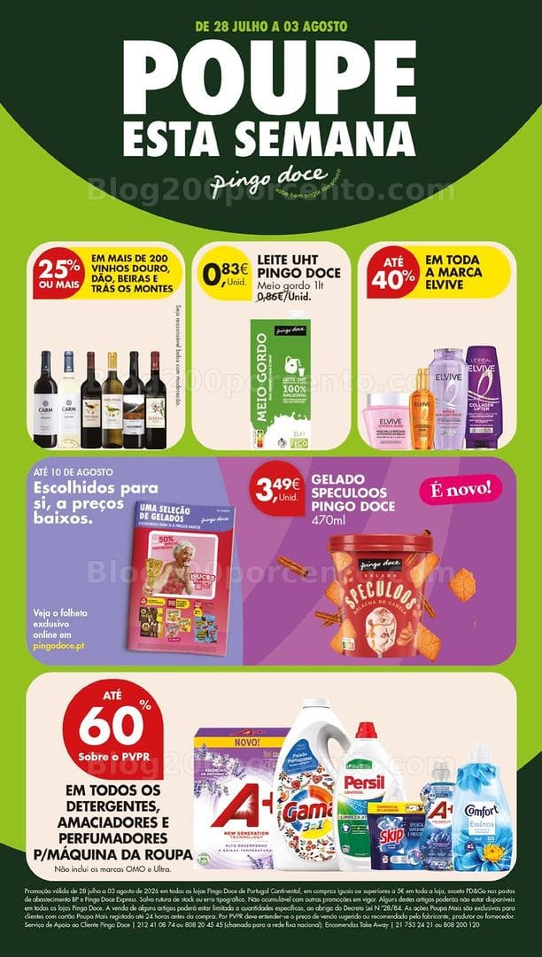 Antevisão Folheto PINGO DOCE Lojas Grandes Promoções de 28 julho a 3 agosto