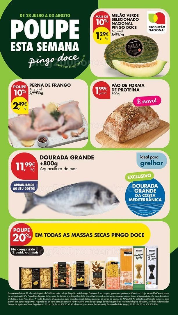 Antevisão Folheto PINGO DOCE Promoções de 28 julho a 3 agosto - Edição Digital