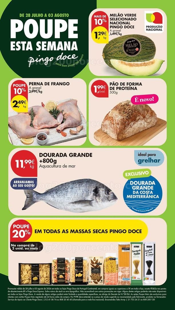 Antevisão Folheto PINGO DOCE Promoções de 28 julho a 3 agosto - Edição Digital