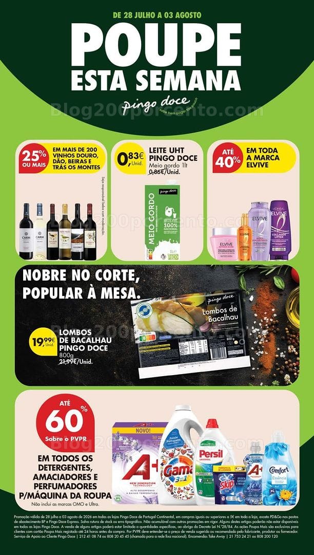 Antevisão Folheto PINGO DOCE Lojas Pequenas Promoções de 28 julho a 3 agosto