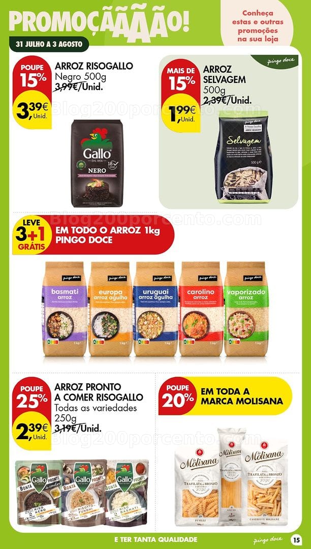 Antevisão Folheto PINGO DOCE Fim de Semana Promoções de 31 julho a 3 agosto