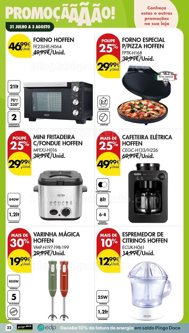 Antevisão Folheto PINGO DOCE Bazar Fim de Semana Promoções de 31 julho a 3 agosto