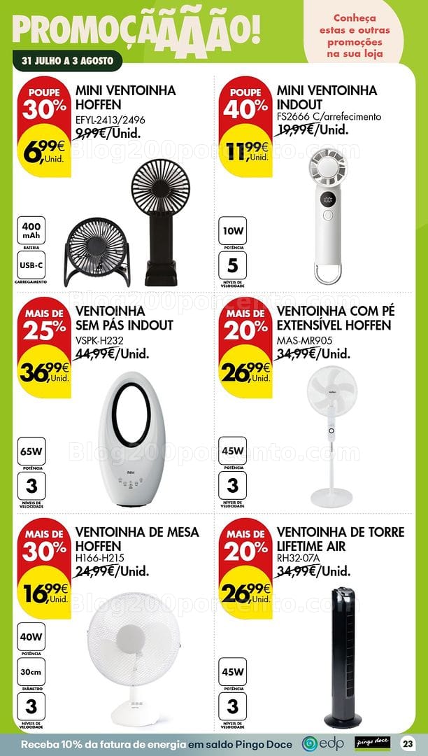 Antevisão Folheto PINGO DOCE Fim de Semana Promoções de 31 julho a 2 agosto
