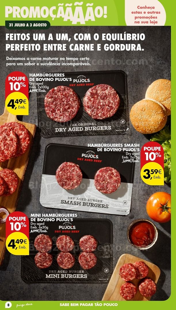 Antevisão Folheto PINGO DOCE Fim de Semana Promoções de 31 julho a 3 agosto