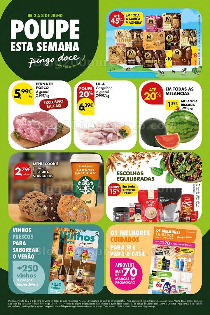Antevisão Folheto PINGO DOCE Açores Promoções de 2 a 8 julho
