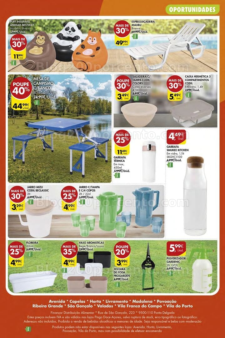 Antevisão Folheto PINGO DOCE Bazar Açores Promoções de 2 a 8 julho