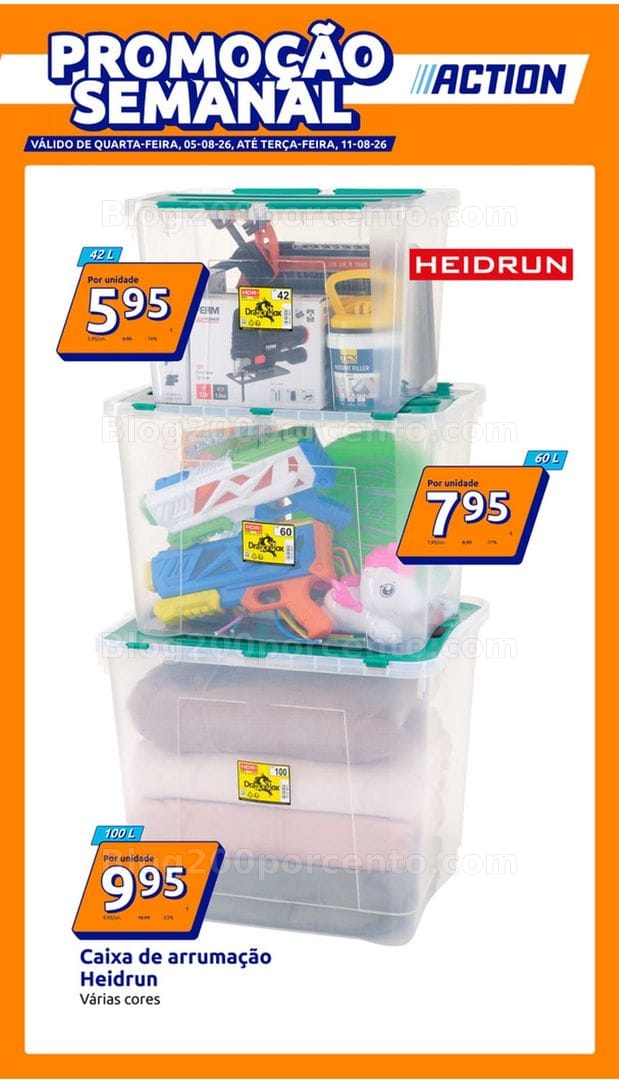 Antevisão Folheto ACTION Promoções de 5 a 11 agosto