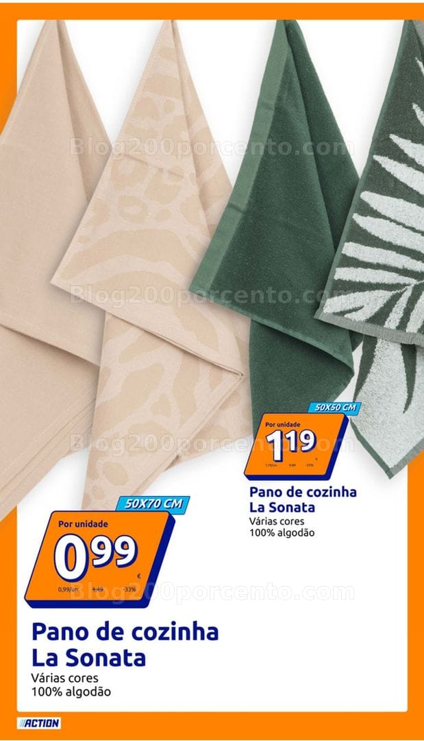 Antevisão Folheto ACTION Promoções de 5 a 11 agosto