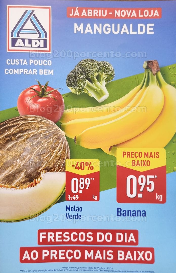 Antevisão Folheto ALDI Aberturas Promoções de 13 a 19 julho