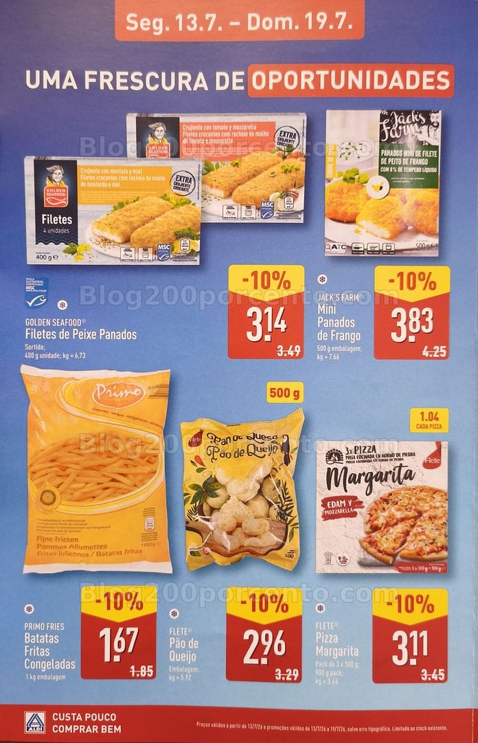 Antevisão Folheto ALDI Aberturas Promoções de 13 a 19 julho