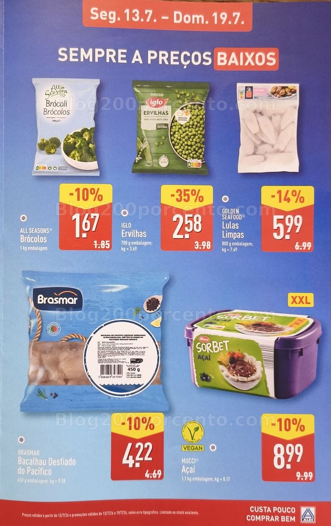 Antevisão Folheto ALDI Aberturas Promoções de 13 a 19 julho