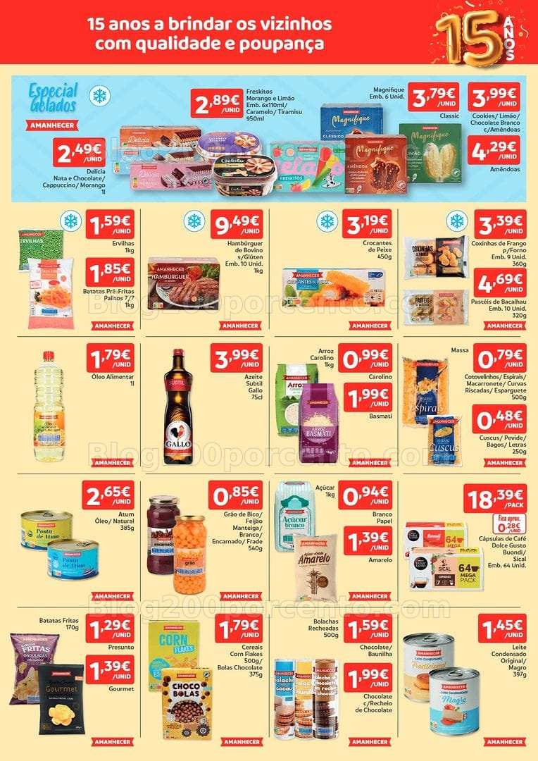Antevisão Folheto AMANHECER Promoções de 16 a 22 julho