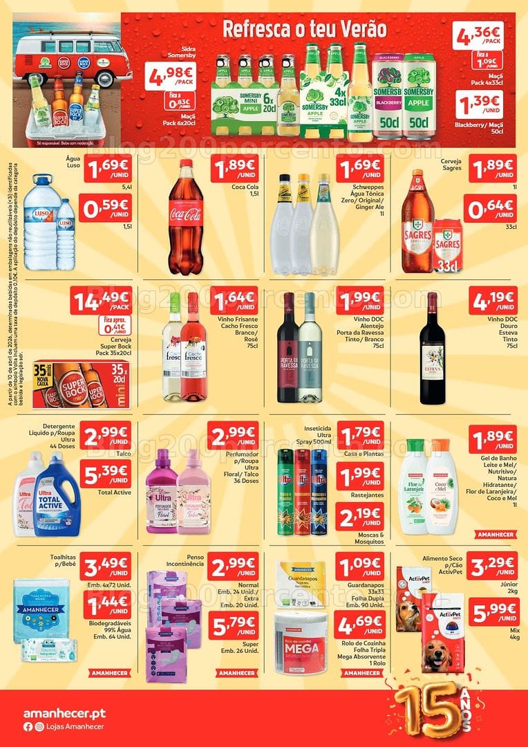 Antevisão Folheto AMANHECER Promoções de 16 a 22 julho