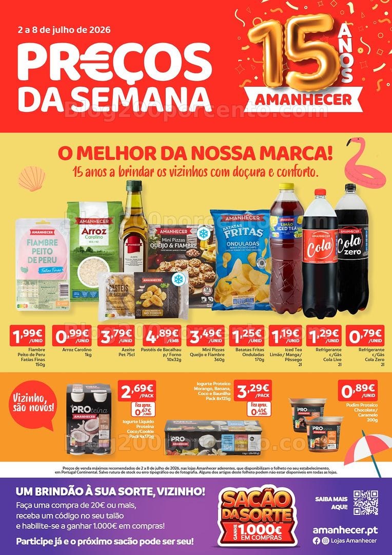 Antevisão Folheto AMANHECER Promoções de 2 a 8 julho