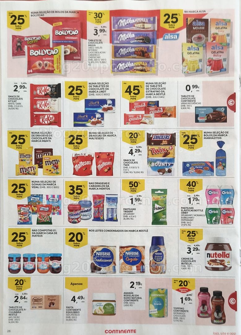 Antevisão Folheto CONTINENTE Promoções de 14 a 20 julho