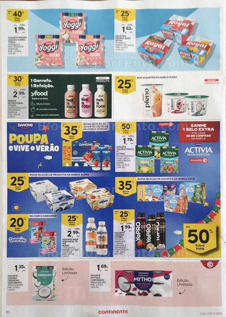 Antevisão Folheto CONTINENTE Promoções de 14 a 20 julho