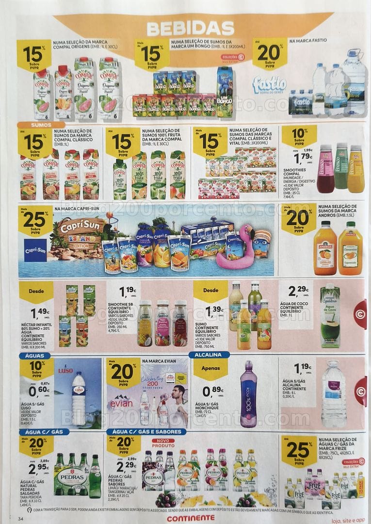 Antevisão Folheto CONTINENTE Promoções de 14 a 20 julho