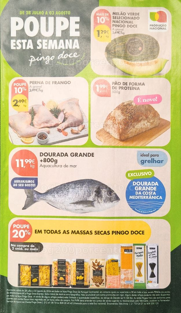 Antevisão Folheto PINGO DOCE Promoções de 28 julho a 3 agosto