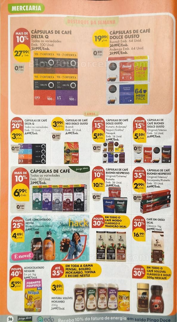 Antevisão Folheto PINGO DOCE Promoções de 28 julho a 3 agosto