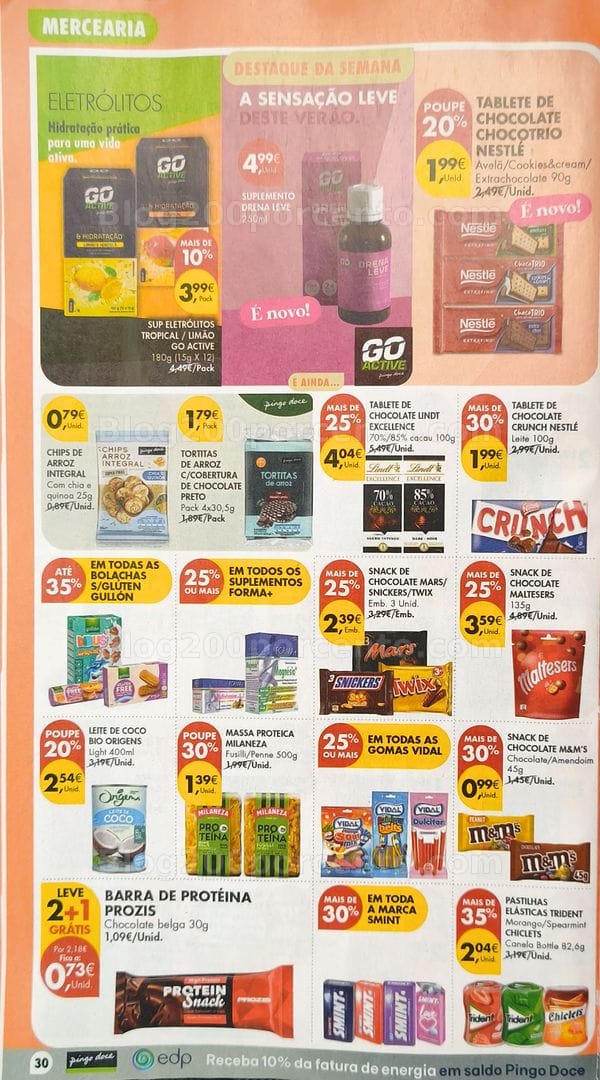 Antevisão Folheto PINGO DOCE Promoções de 28 julho a 3 agosto