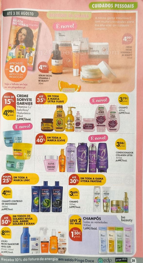 Antevisão Folheto PINGO DOCE Promoções de 28 julho a 3 agosto
