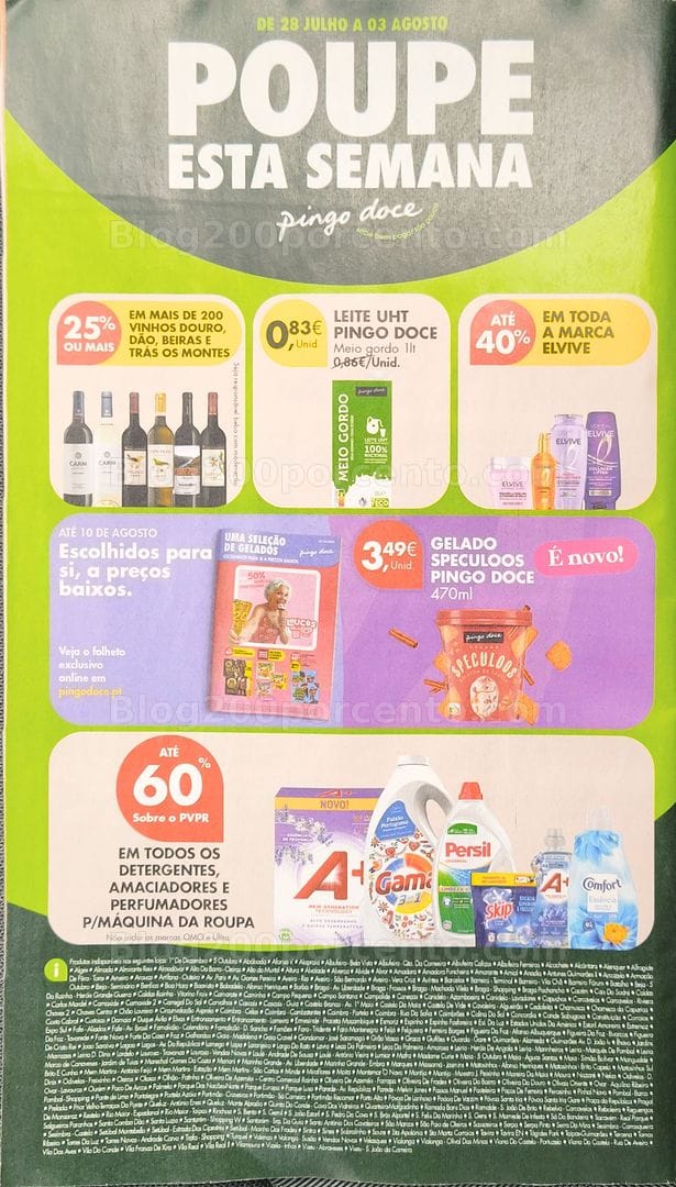 Antevisão Folheto PINGO DOCE Super Promoções de 28 julho a 3 agosto