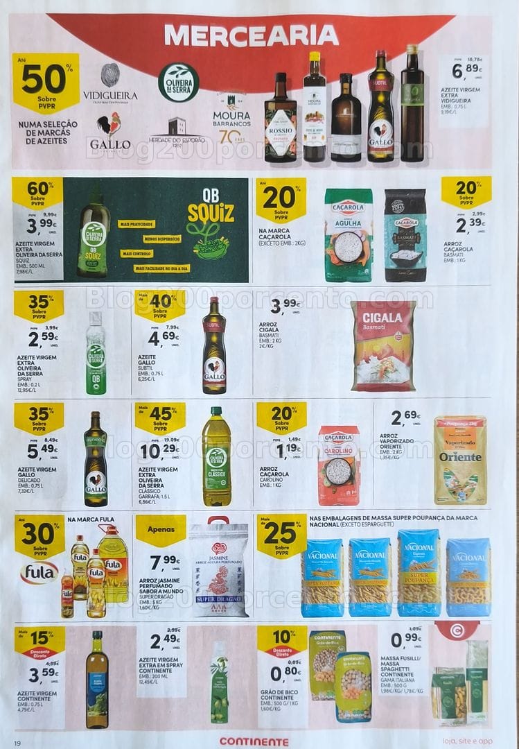 Antevisão Folheto CONTINENTE Promoções de 21 a 27 julho
