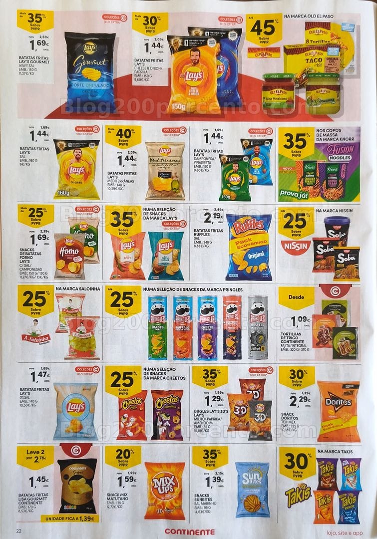 Antevisão Folheto CONTINENTE Promoções de 21 a 27 julho