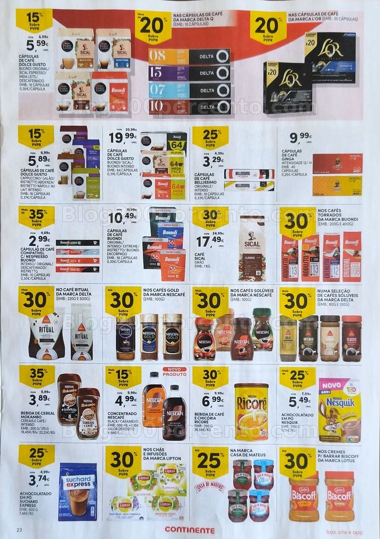 Antevisão Folheto CONTINENTE Promoções de 21 a 27 julho