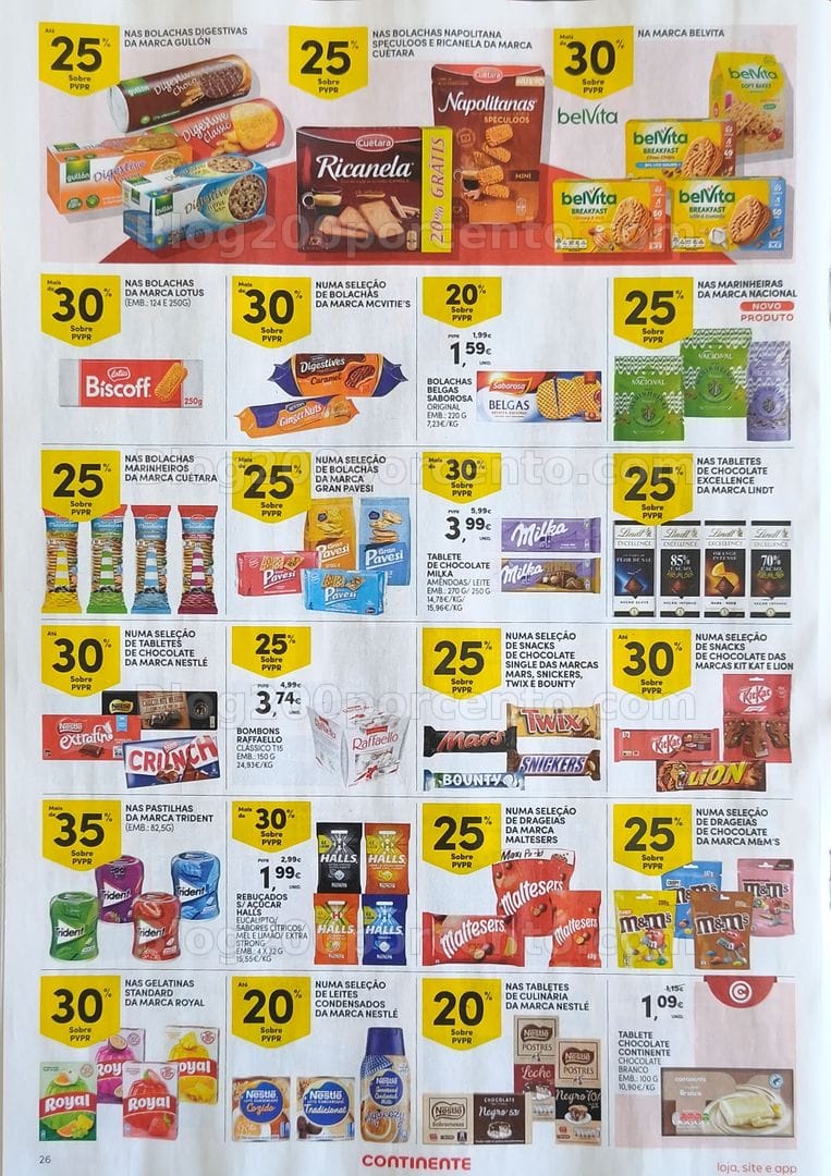 Antevisão Folheto CONTINENTE Promoções de 21 a 27 julho