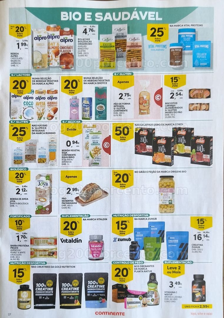 Antevisão Folheto CONTINENTE Promoções de 21 a 27 julho